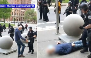 2 Buffalo Police Officers Suspended After Pushing 75-Year-Old Man to Ground During Protests