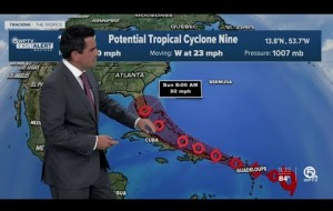   FLORIDA IN FORECAST CONE FOR TROPICAL STORM