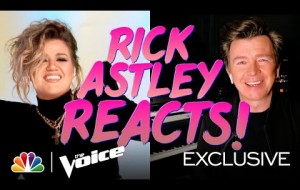 Rick Astley's Reaction to the Coaches' "Together Forever" Music Video - The Voice 2021