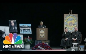 Colorado Honors Police Officer Killed In Supermarket Shooting At Public Funeral