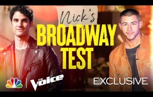 Nick Jonas Quizzes Darren Criss on Broadway Characters