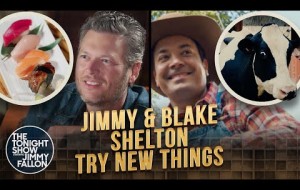 Jimmy and Blake Shelton Try Things Together | The Tonight Show Starring Jimmy Fallon