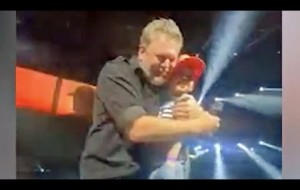 Blake Shelton Hugging On This Little Boy Is Everything Great About Country Music