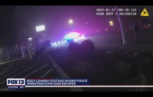 Body cam footage shows arrest of 15-year-old Echo Glen escapee