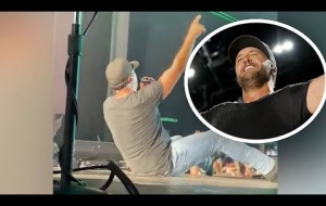 Luke Bryan’s Stage Fall Is Absolutely Epic